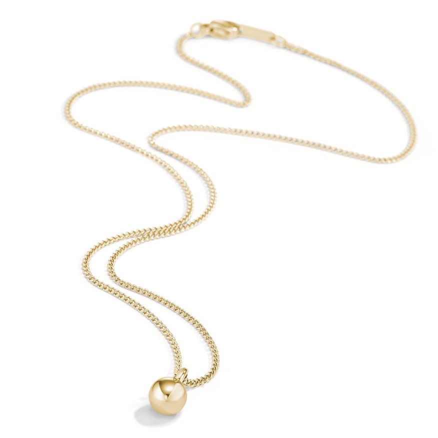 Halskette Edelstahl Gold mit Kugelanhänger TeNo Joy 596324