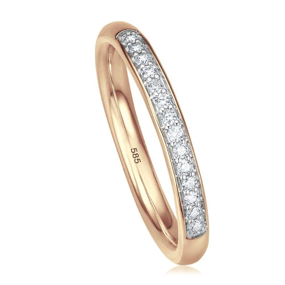 bella luce Memoire Ring Roségold Brillant EH004778