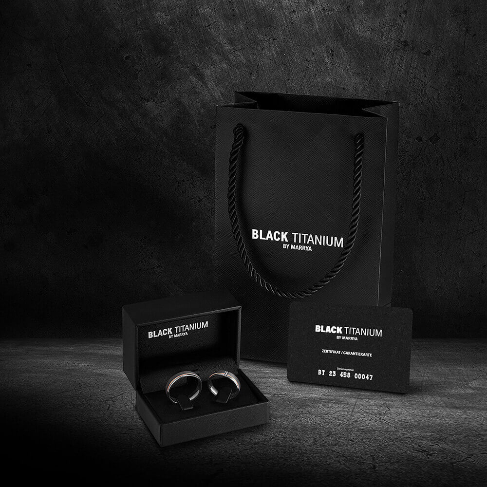 Black Titanum Ringe BT-04 Verpackung