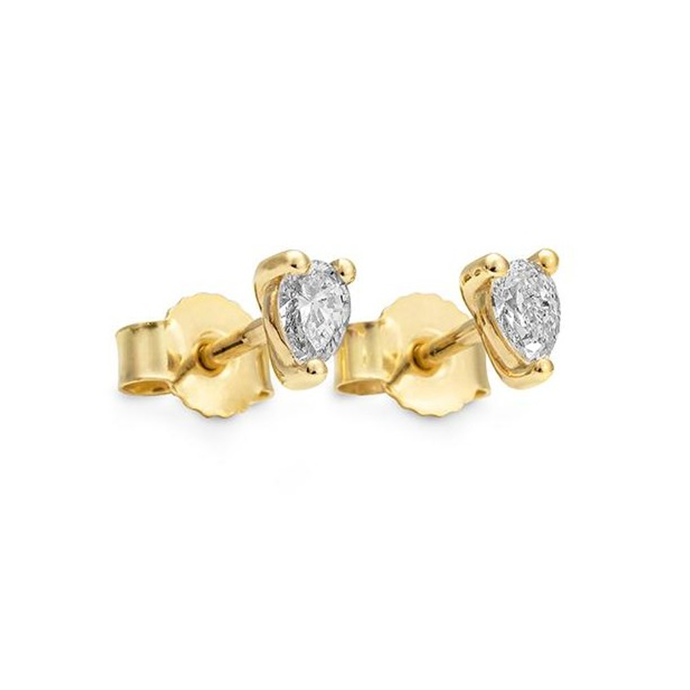 Ohrstecker Gelbgold Diamant Tropfen Brillant Breuning 01-05686