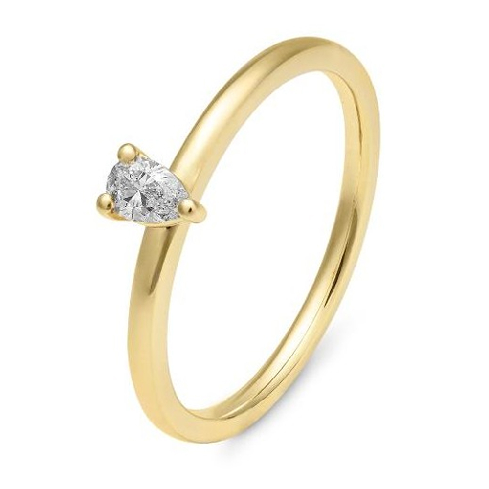 Ring Gelbgold Diamant Tropfen Breuning 41-06210