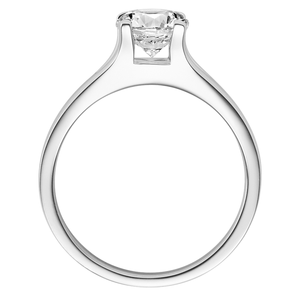Rubin Verlobungsring 18020 Silber 925 Solitär Ring 0,100 ct. tw/si